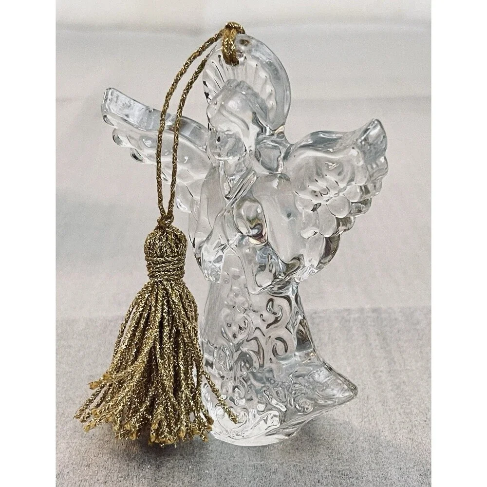 Marquis by Waterford  Angel Ornament Crystal Christmas Original Box 4.25